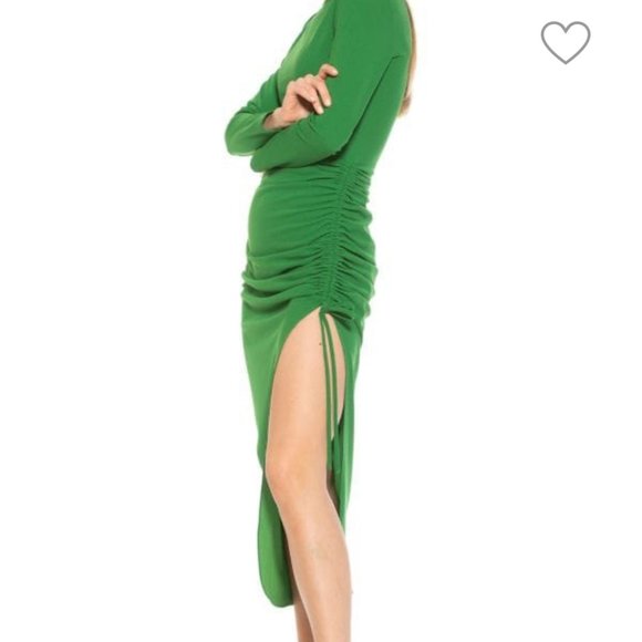 NWT Alexia Admor Nikki Side-Ruched Dress - Picture 2 of 8